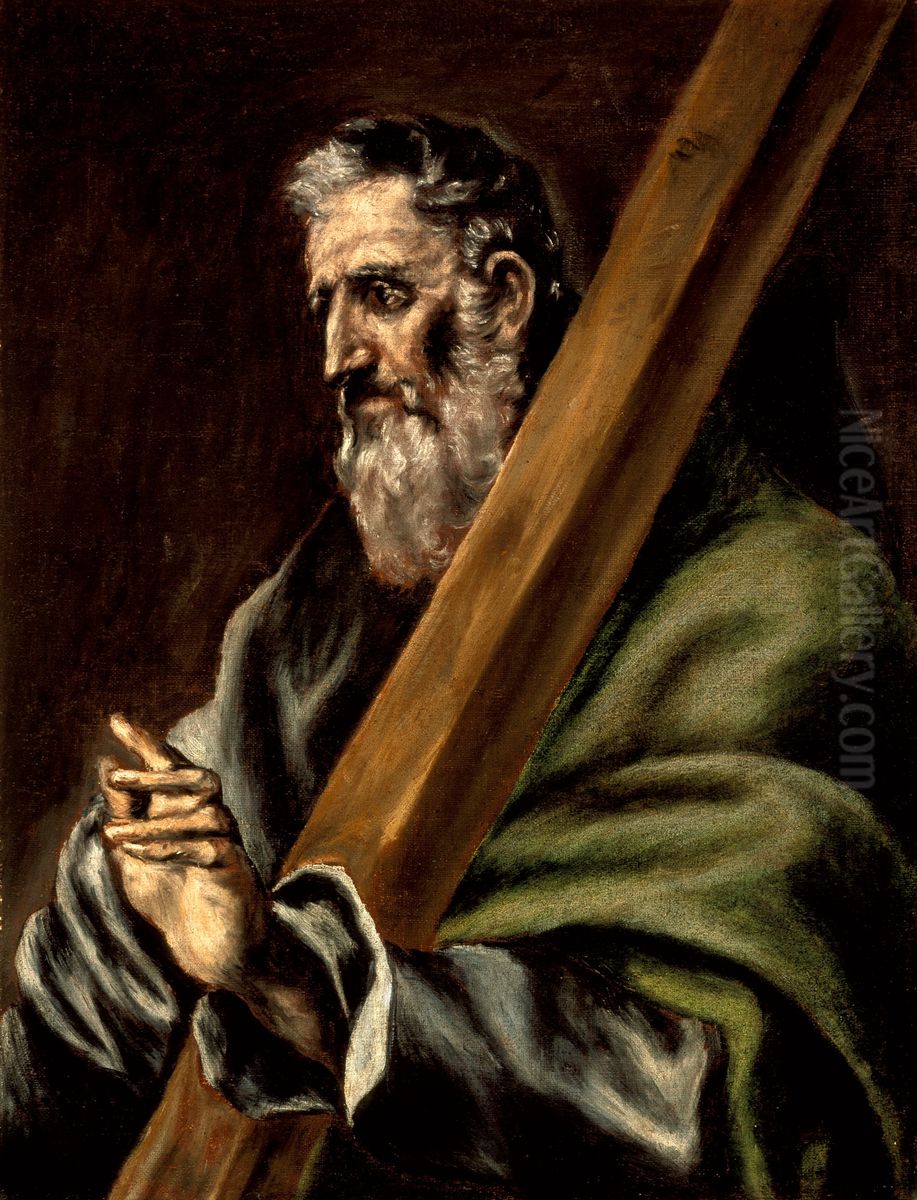 The Apostle St. Andrew Oil Painting by El Greco