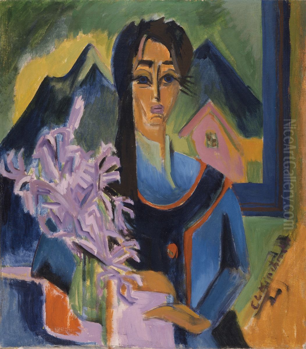 Sunday in the Alps Oil Painting by Ernst Ludwig Kirchner