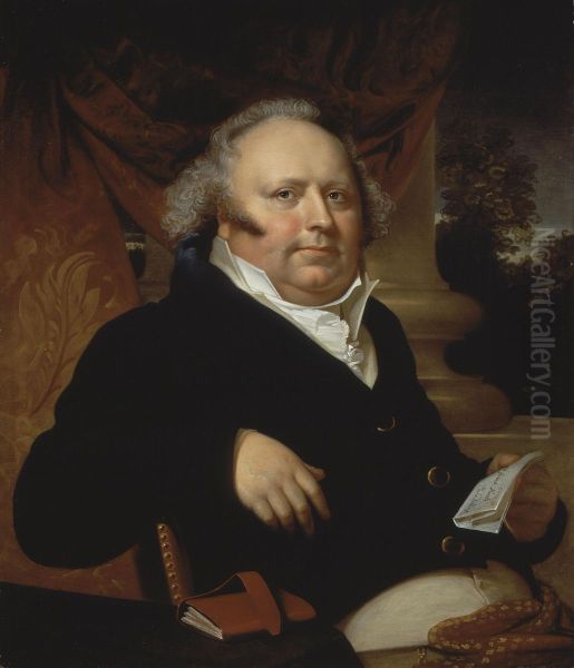 Portrait of Jacob Gerard Koch Oil Painting by Rembrandt Peale