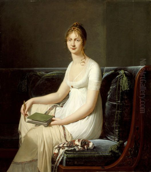 Portrait of a Woman Oil Painting by Robert Lefevre