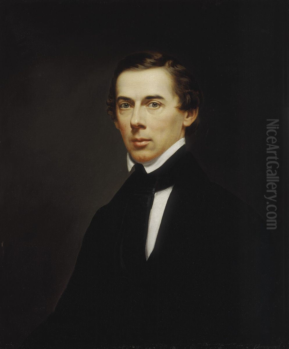 Self-portrait Oil Painting by Frederick R. Spencer