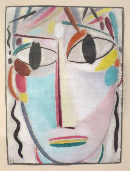 The Young Christ Oil Painting by Alexei Jawlensky