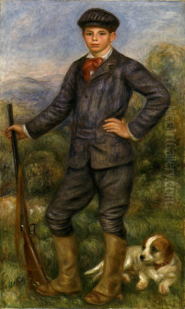 Portrait of Jean Renoir as a hunter - Jean as a Huntsman Oil Painting by Pierre Auguste Renoir