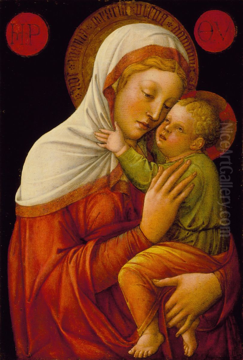 Madonna and Child Oil Painting by Jacopo Bellini