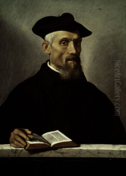 Portrait of an Ecclesiastic Oil Painting by Giovanni Battista Moroni