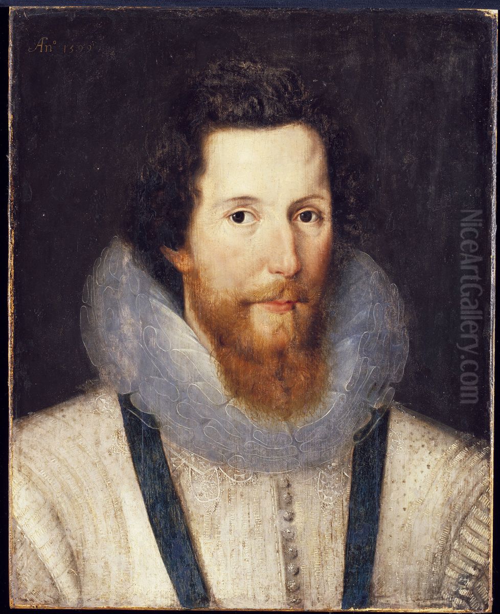 Portrait of Robert Devereux, Second Earl of Essex (1565-1601) Oil Painting by Marcus Gheeraerts the Younger