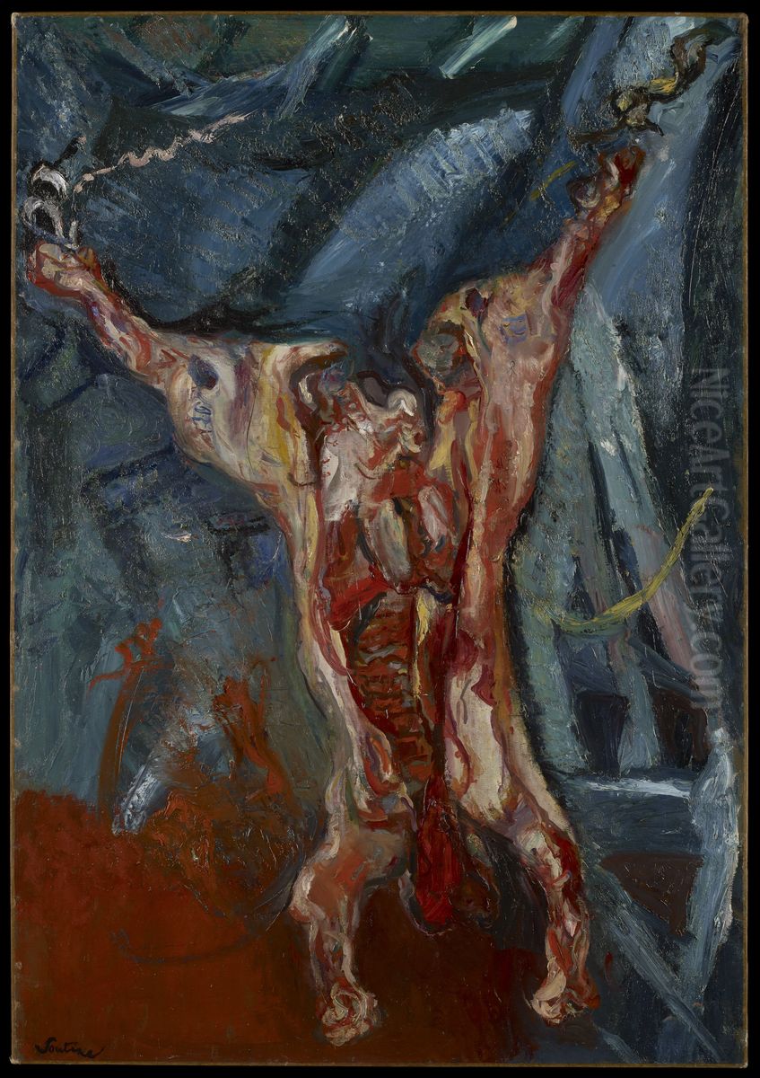 Carcass of Beef Oil Painting by Chaim Soutine