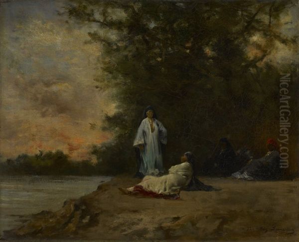 Orientals Oil Painting by Eugene Fromentin