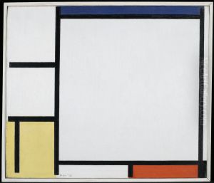 Composition with Blue, Red, Yellow, and Black Composition with Blue, Red, Yellow, and Black
