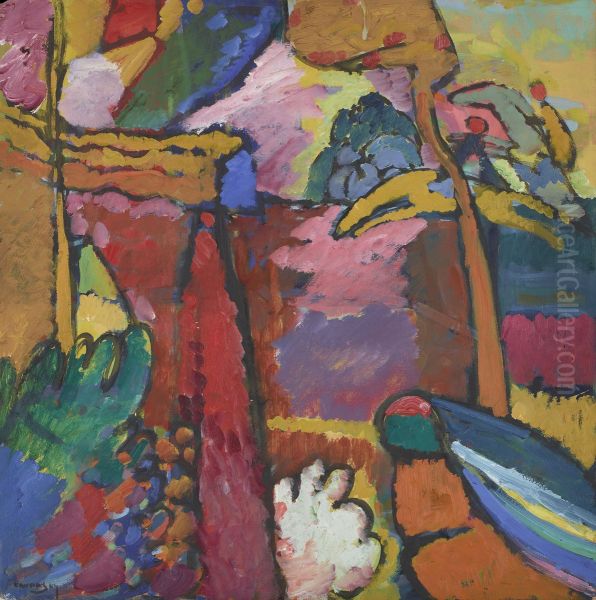 Study for Improvisation V Oil Painting by Wassily Kandinsky