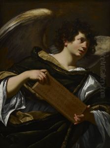Angels with Attributes of thePassion, theSuperscription from the Cross