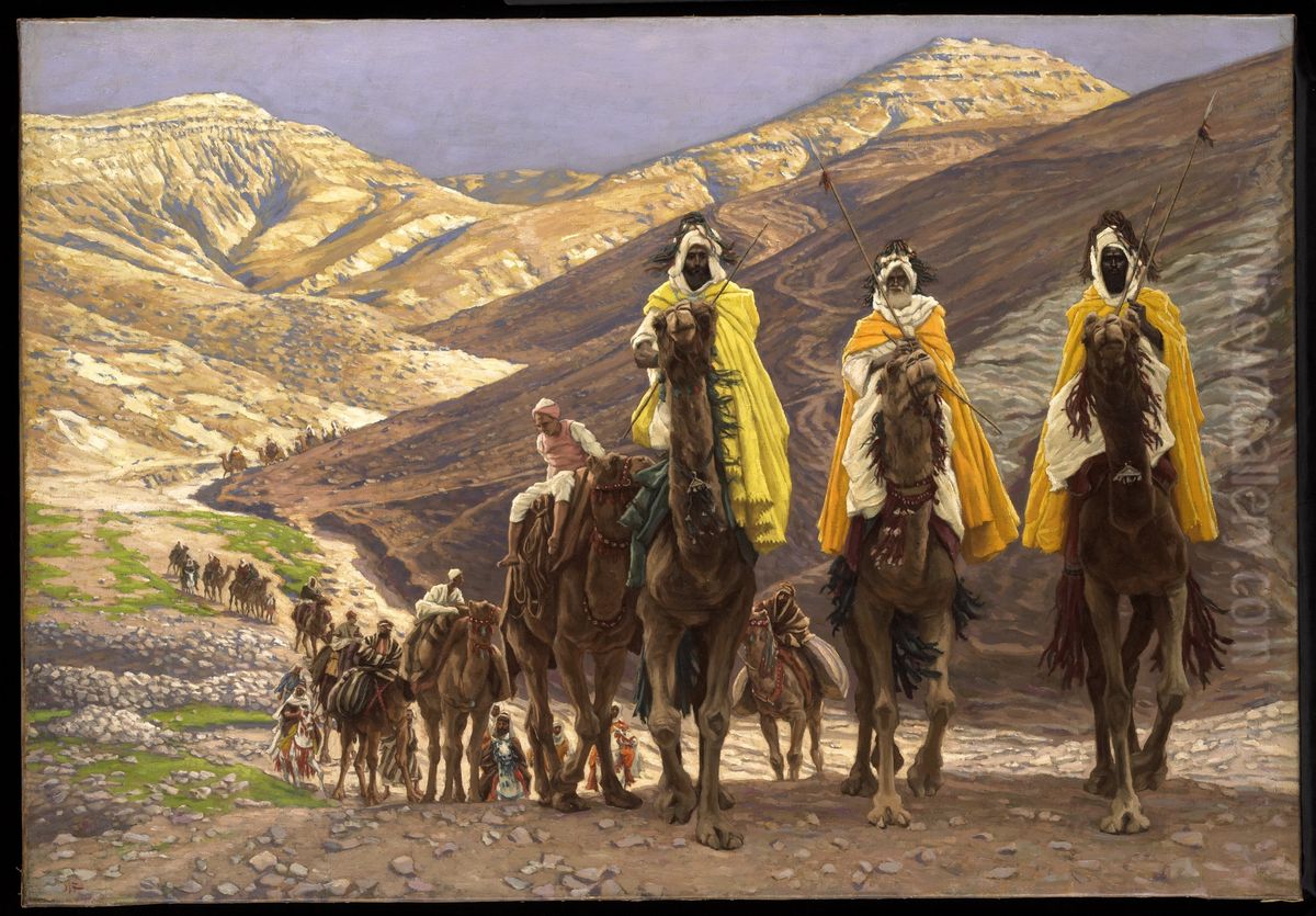 Journey of the Magi Oil Painting by James Jacques Joseph Tissot