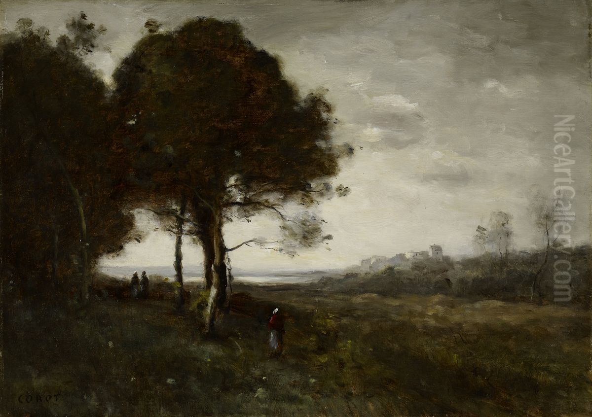 Landscape Oil Painting by Jean-Baptiste Camille Corot