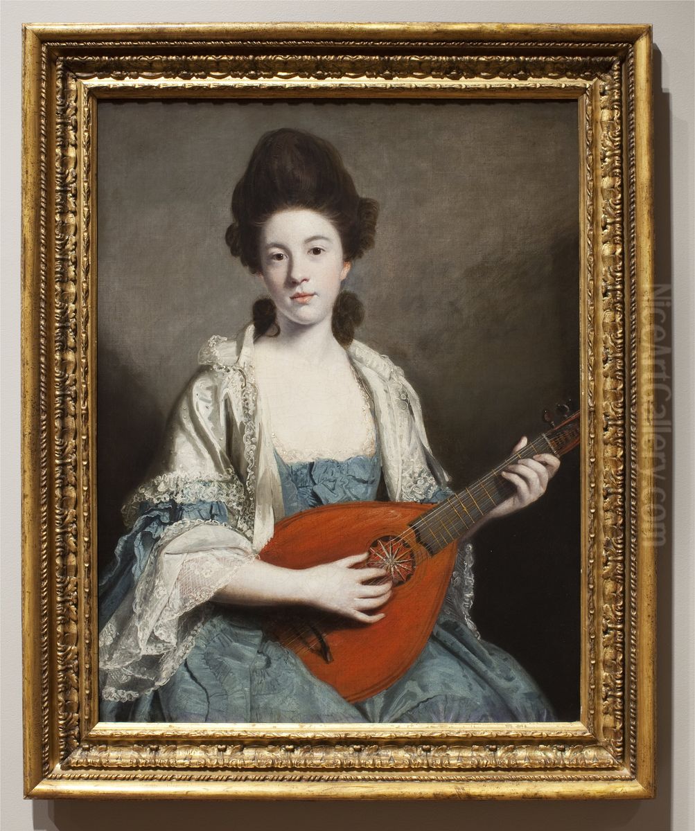 Mrs. Froude, nee Phyllis Hurrell (d. 1826) Oil Painting by Of Sir Joshua Reynolds
