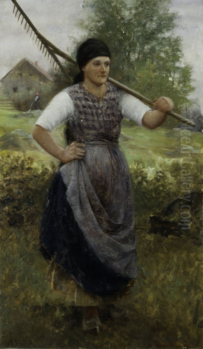 The Bohemian Peasant Girl Oil Painting by Robert Koehler