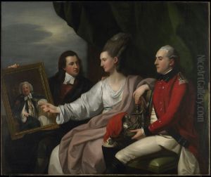 Portrait Group of the Drummond Family, Peter Auriol Drummond (1754-1799), Mary Bridget Milnes Drummond (1755-1835), and George William Drummond (1761-1807)