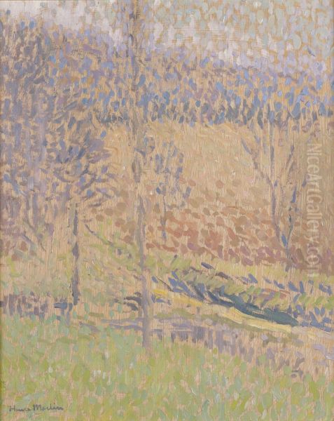 Dans le Brouillard Oil Painting by Henri-Jean Guillaume Martin