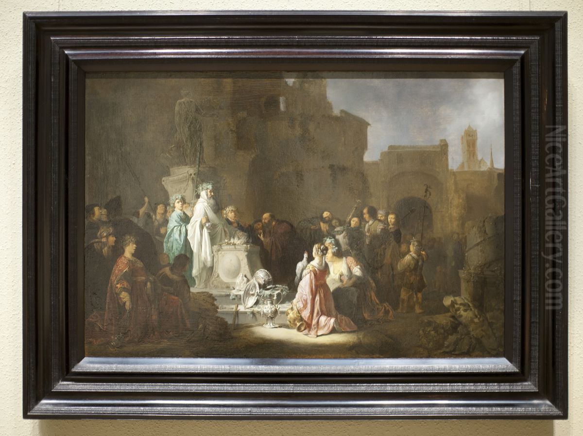 St. PaulandSt. BarnabusatLystra Oil Painting by Willem De Poorter