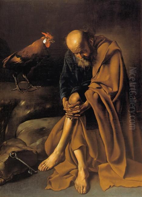 Les Larmes de Saint Pierre Oil Painting by unknown