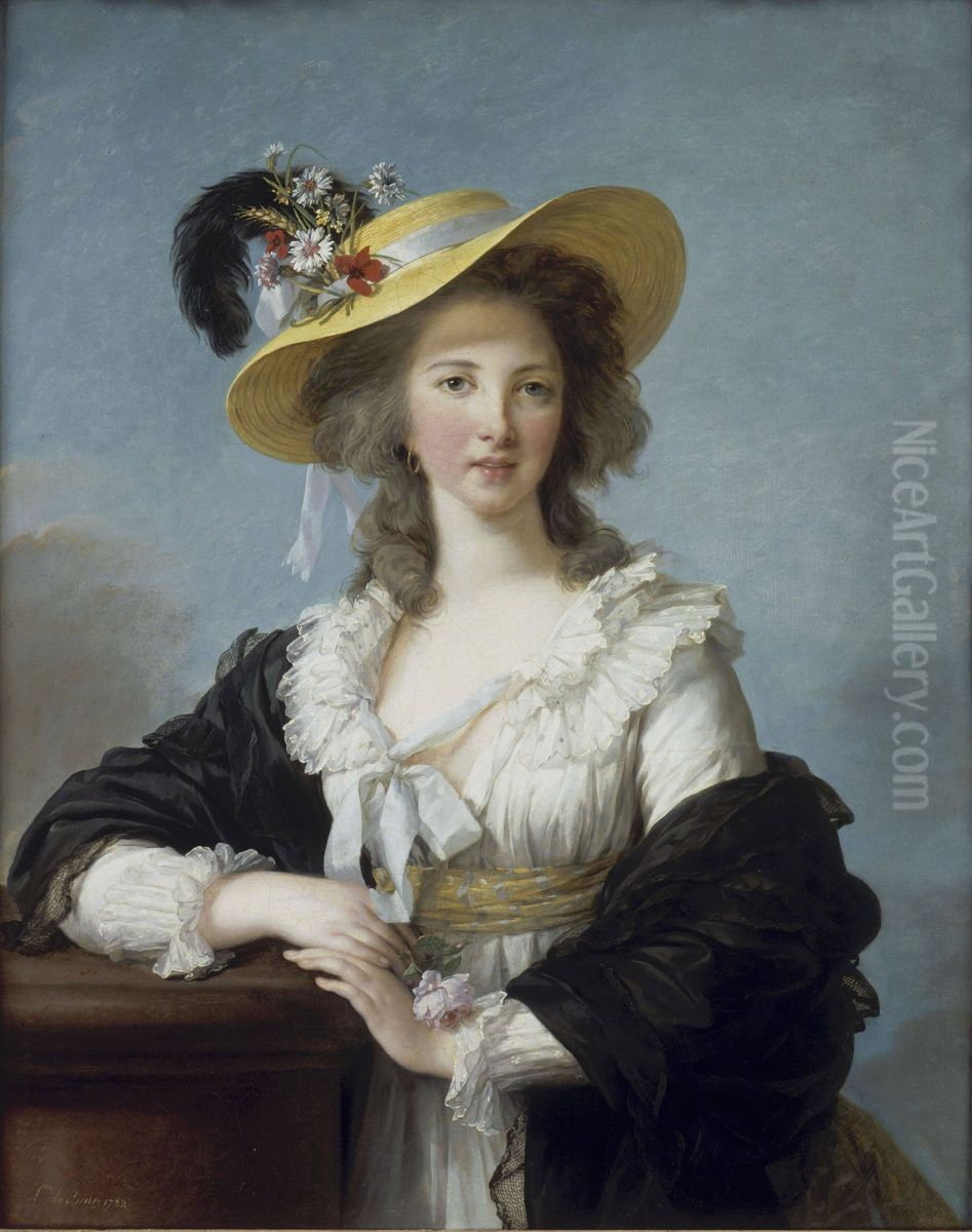 Yolande-Martine-Gabrielle de Polastron, Duchess de Polignac Oil Painting by Elisabeth Louise Vigee Le Brun Yolande-Martine-Gabrielle de Polastron, Duchess de Polignac Oil Painting by Elisabeth Louise Vigee Le Brun