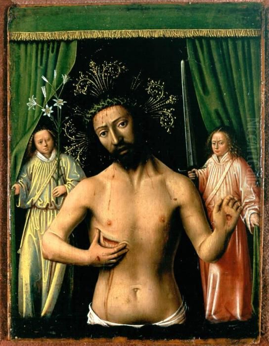 Christ as the Man of Sorrows Oil Painting by Petrus Christus
