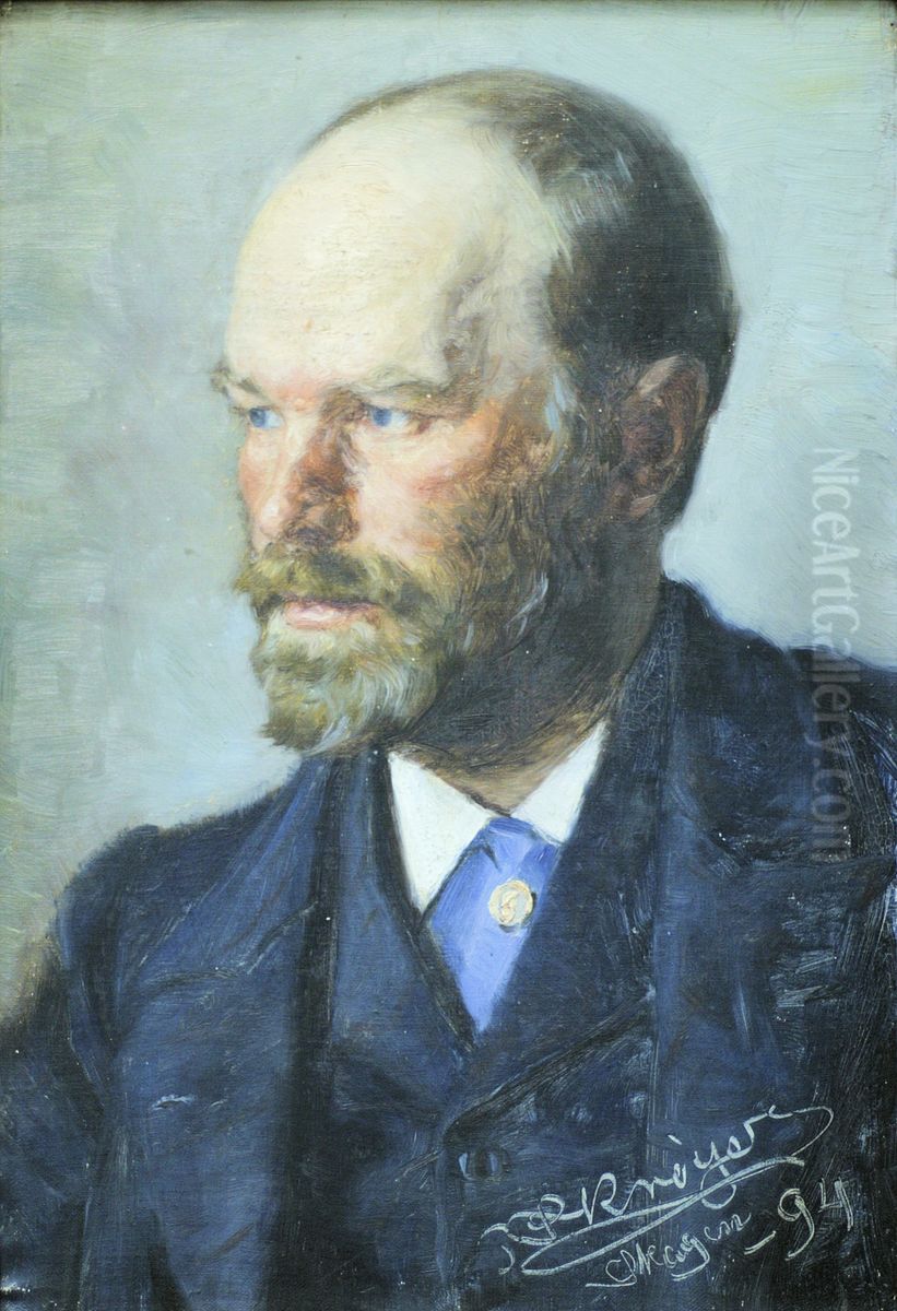 painter Michael Ancher Oil Painting by Peder Severin Kroyer