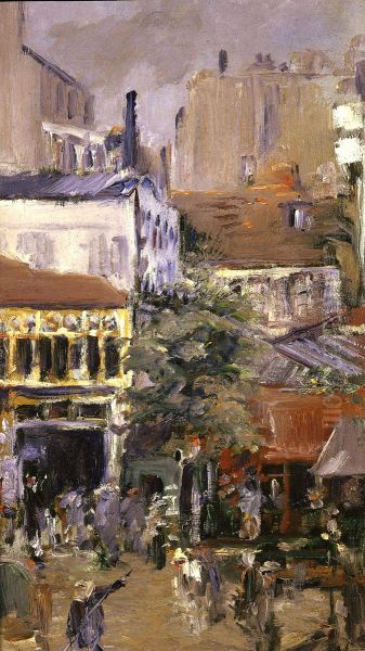 Vue prise pres de la Place Clichy (Rue) Oil Painting by Edouard Manet