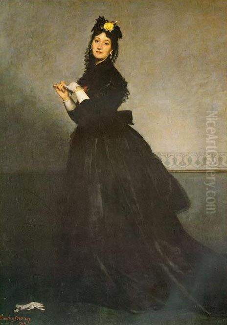 The Lady with the Glove Oil Painting by Carolus-Duran