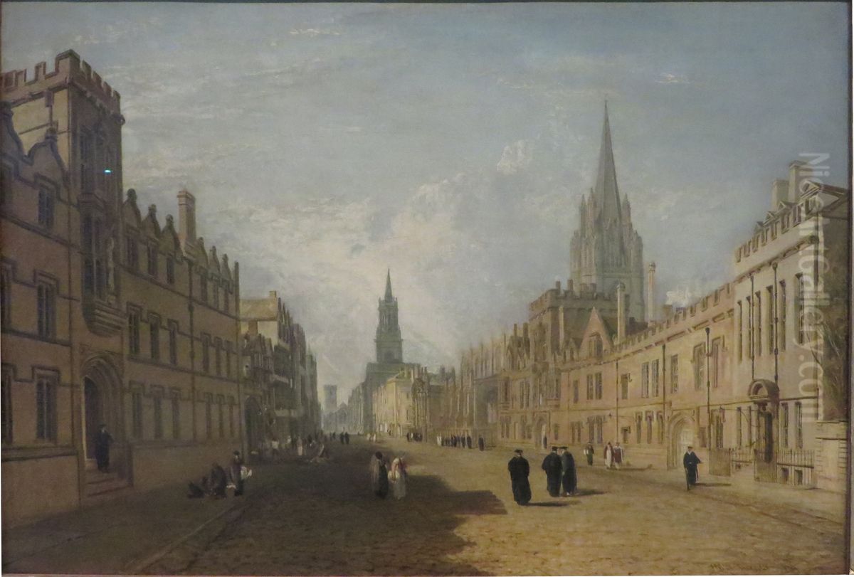 High Street, Oxford Oil Painting by J. M. W. Turner