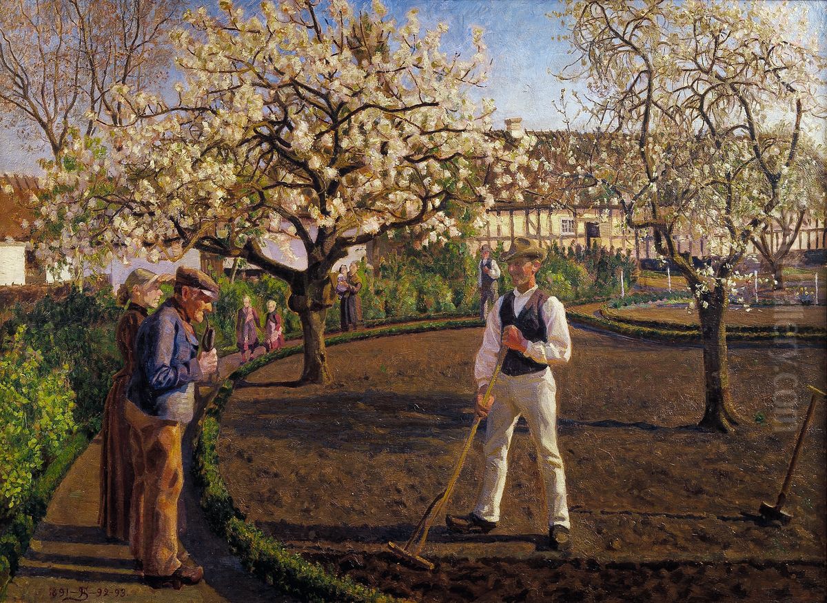 Spring Oil Painting by Fritz Syberg