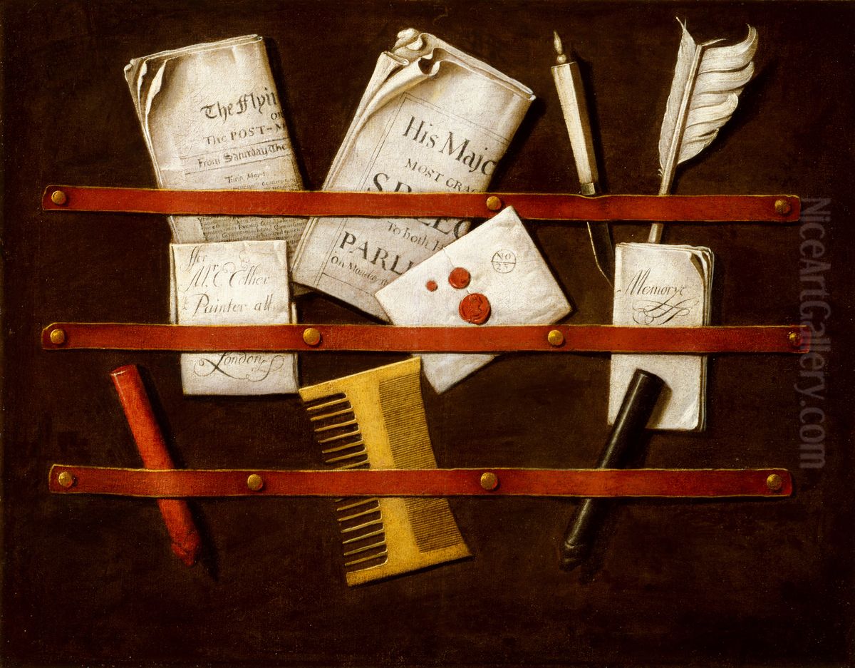 Still Life Oil Painting by Evert Collier