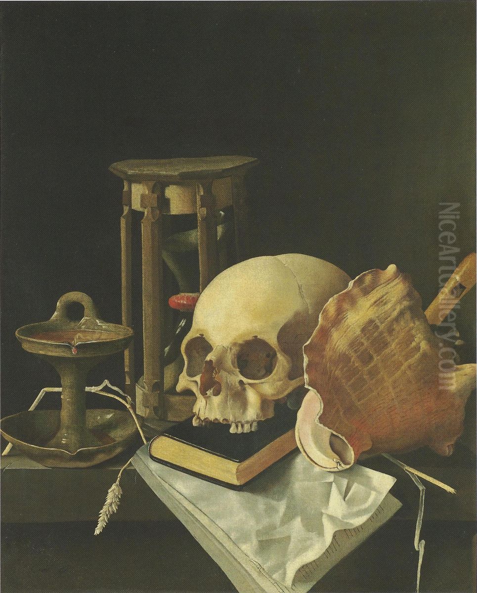 Vanitas Still Life Oil Painting by Adriaen Coorte