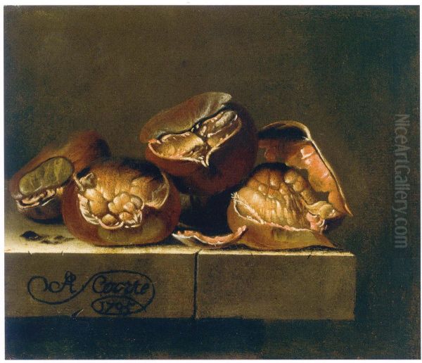 Chestnuts Oil Painting by Adriaen Coorte