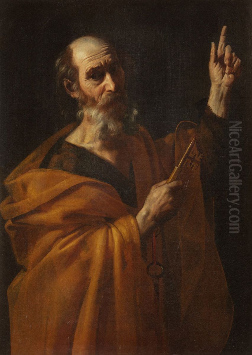 Saint Pierre Oil Painting by Nicolas Tournier