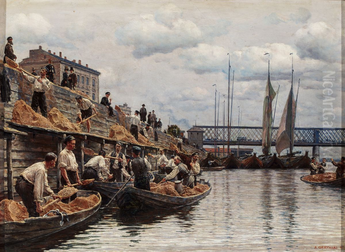 Piaskarze Oil Painting by Aleksander Gierymski