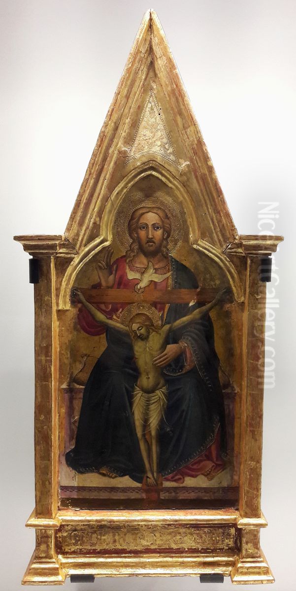 Throne of Grace. Oil Painting by Orcagna
