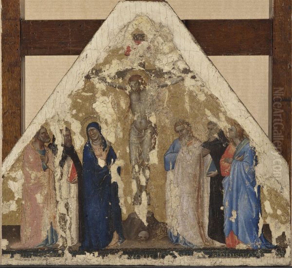 Crucifixion Oil Painting by Taddeo Gaddi