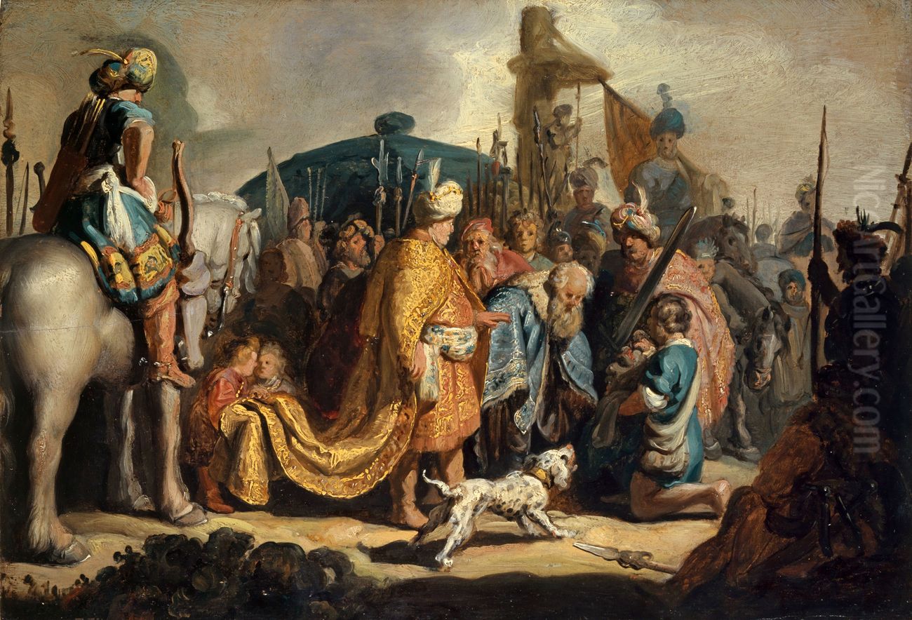 57-58) Oil Painting by Rembrandt