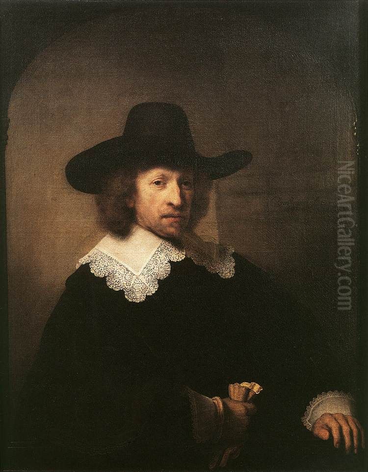 Portrait of Nicolaas van Bambeeck Oil Painting by Rembrandt Portrait of Nicolaas van Bambeeck Oil Painting by Rembrandt