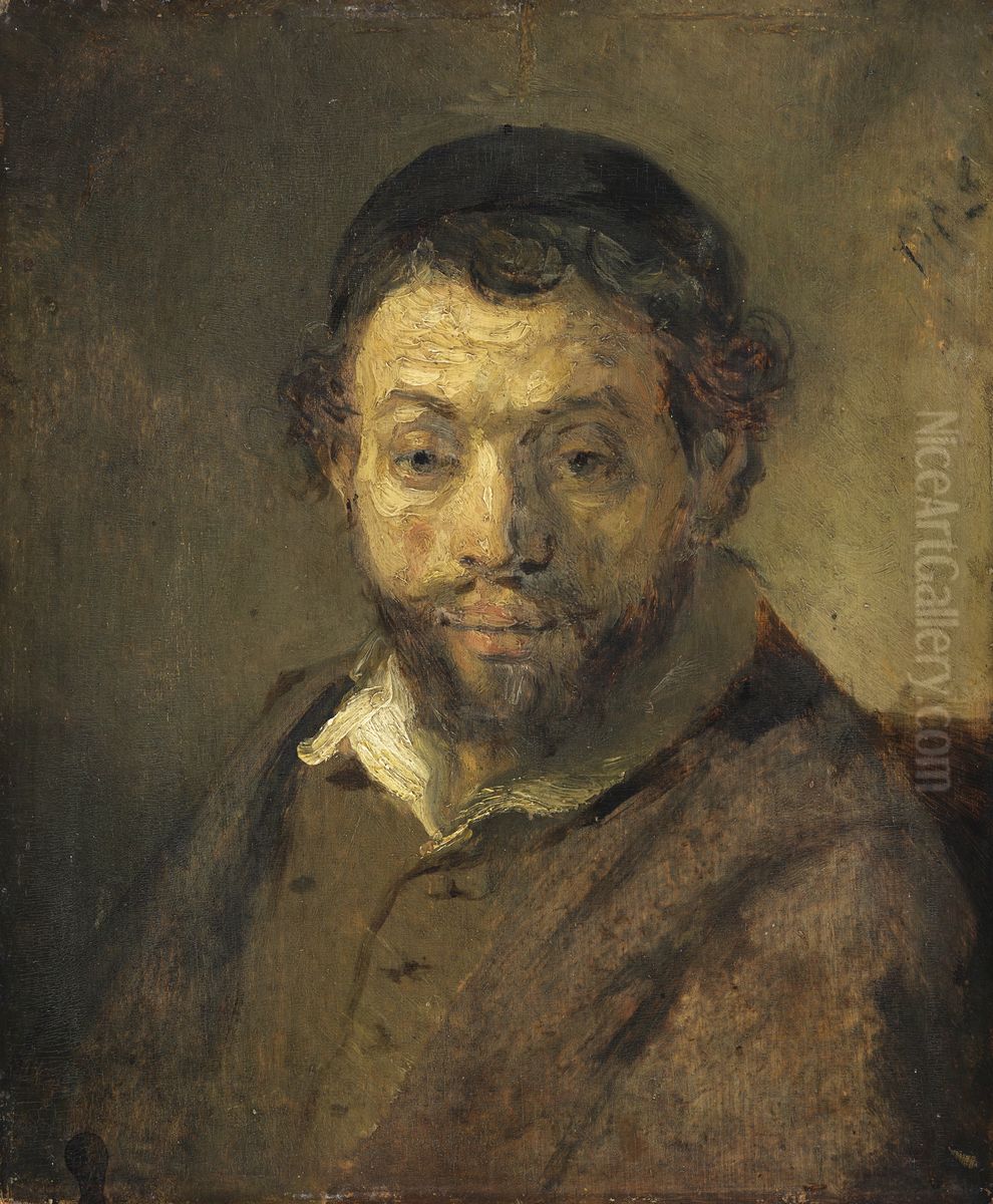 Portrait of a Young Jew Oil Painting by Rembrandt