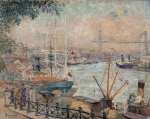<< Le port de Nantes >>