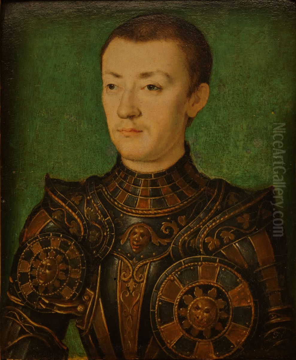 The Dauphin Henri. 1536-1537 Oil Painting by Corneille De Lyon