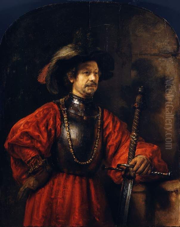 Portrait of a man in military costume Oil Painting by Rembrandt Portrait of a man in military costume Oil Painting by Rembrandt