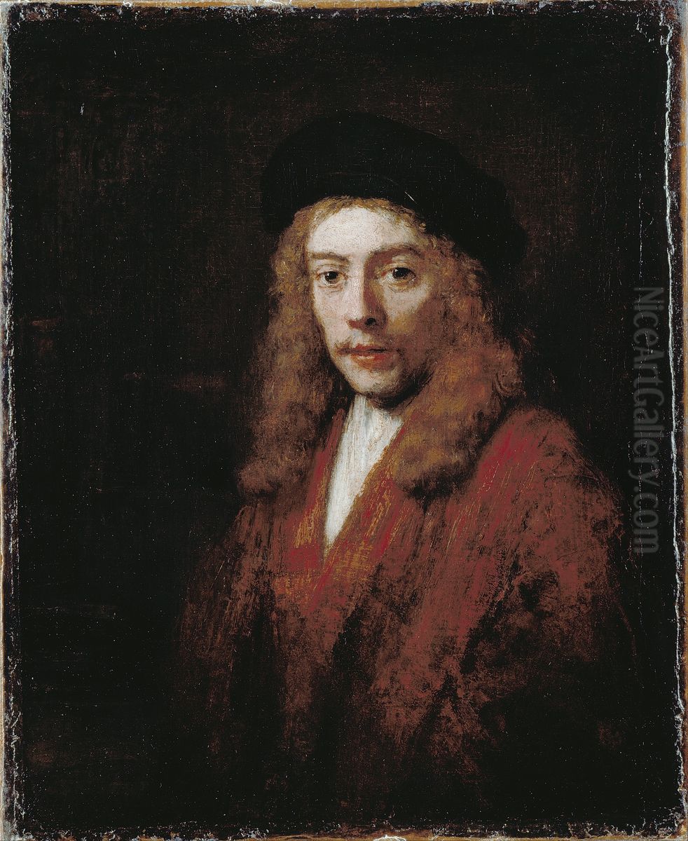 A Young man, perhaps the Artist's Son Titus Oil Painting by Rembrandt A Young man, perhaps the Artist's Son Titus Oil Painting by Rembrandt