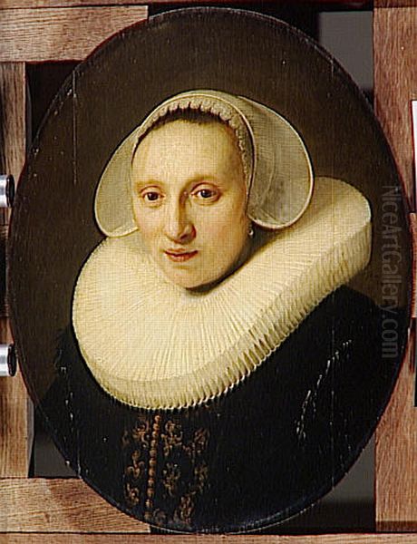 Portrait of Cornelia Pronck Oil Painting by Rembrandt