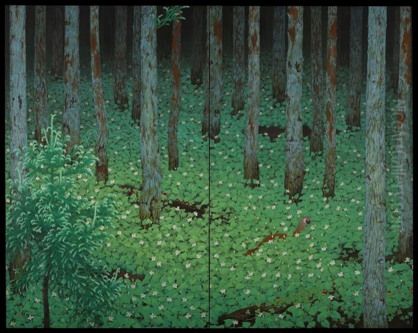Mori (Forest) Oil Painting by unknown