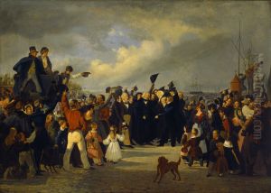 The Reception of Thorvaldsen on Toldboden in Copenhagen the 17th of September 1838
