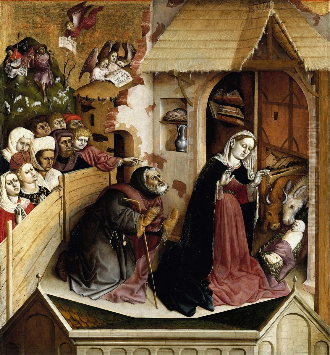 Die Geburt Christi Oil Painting by Hans Multscher