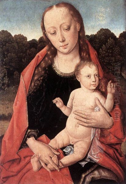 The Virgin and Child Oil Painting by Dieric Bouts