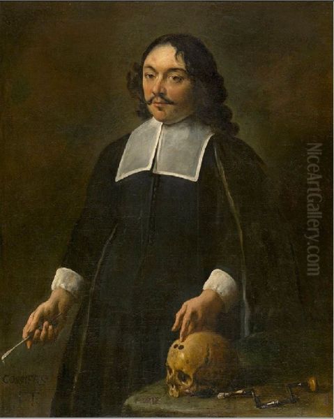 Portret van een chirurg Oil Painting by Jan Cossiers